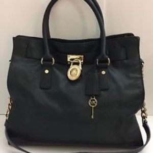Large Michael Kors East West Hamilton Satchel